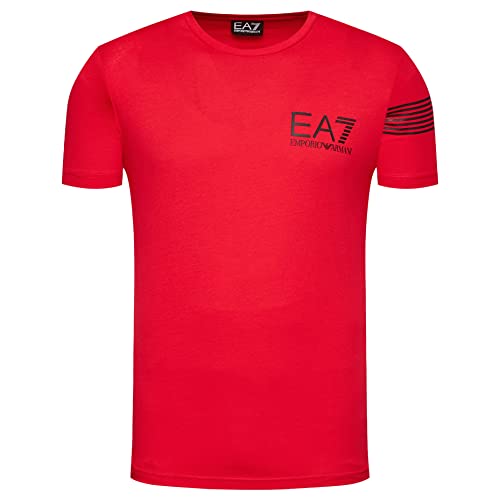 EMPORIO ARMANI プリント入りタンクトップ ブラック USA S 赤 EMPORIO ARMANI プリント入りタンクトップ ブラック USA S 赤